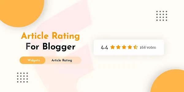 Adding Automatic Article Rating Widget to Blogger